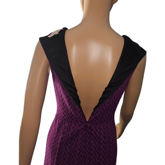 41‎ HAWTHORN | Jace Abstract Chevron Dress - Women | Color: Purple | Size: XS - Picture 5 of 11